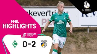 SV Werder Bremen - FC Carl Zeiss Jena | Highlights FLYERALARM Frauen-Bundesliga 21/22
