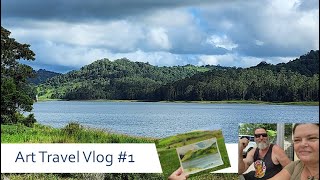 January Art Travel Vlog #1, Join us Plein Air Painting in Montville QLD Australia.