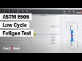 Low Cycle Fatigue Test acc. ASTM E606 with testXpert R