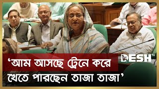 ‘আম আসছে ট্রেনে করে খেতে পারছেন তাজা তাজা’ | PM Sheikh Hasina | Desh TV