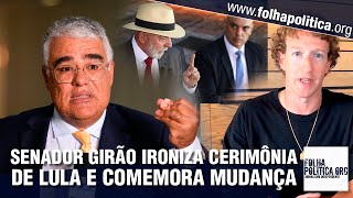 Senador Girão comemora ‘ventos de mudança’, ironiza cerimônia esvaziada de Lula, e rebate...