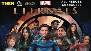Marvel Studios Eternals | Then Vs Now Heroes Character in less than a minute #shorts