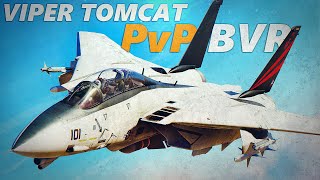 F-16 Viper Vs F-14 Tomcat PvP BVR Engagement/Dogfight | Digital Combat Simulator | DCS