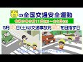 「令和５年春の全国交通安全運動」を実施します（令和５年春の全国交通安全運動）