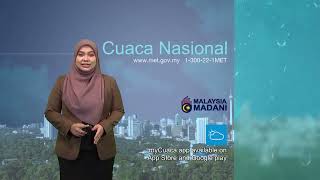 MET MALAYSIA - Laporan Cuaca 24 Januari 2025 (petang)