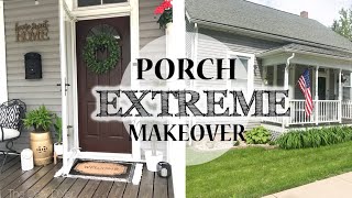 EXTREME DIY Porch Makeover! | On A Budget!