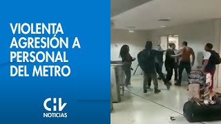 Comerciantes ambulantes agredieron a guardias del Metro: Atacaron hasta con un martillo