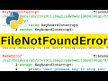 FileNotFoundError | Python | Tutorial