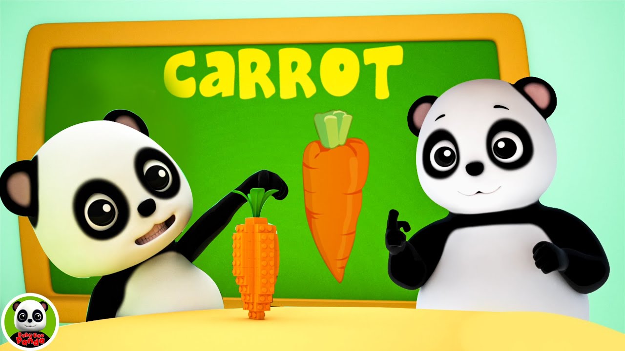 Learn Vegetable Names And Kids Cartoon Video By Baby Bao Panda Youtube