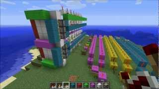 Minecraft Tutorial: 7 Segment Display to Binary Decoder