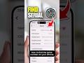 How To Find Serial Number On iPhone (Step By Step)