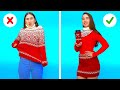 SUPER COOL WINTER CLOTHES LIFE HACKS AND CRAFTS || 8 Winter Outfit Ideas by 123 GO! Play