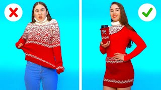 SUPER COOL WINTER CLOTHES LIFE HACKS AND CRAFTS || 8 Winter Outfit Ideas by 123 GO! Play