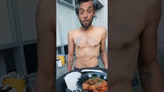 Homeless Man Eats a Gourmet Meal 🥹 #shorts