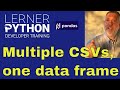 Turning multiple CSV files into a single pandas data frame