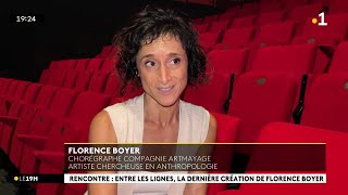 Rencontre : Entre les lignes, la dernière création de Florence Boyer