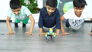 Robotics workshop for kids conducted by Coding School!