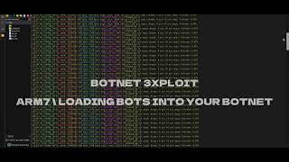 ARMV7L \ EXPLOIT BOTNET \ TEST EXPLOIT / 2026 LOADING BOTS / MIRAI NETWORK / MIRAI BOTNET