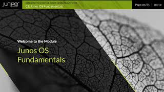 Module 02   Junos Operating System Fundamentals