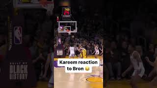 Kareem Reacts to LeBron James 😂 #shorts NBA