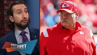 FIRST THINGS FIRST | Nick Wright reacts to Chiefs making Andy Reid highest-paid