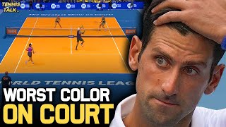 Shocking Court Color at World Tennis League 2022 | Tennis Talk News