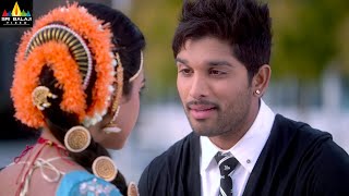 Iddarammayilatho Movie Allu Arjun Flirts with Amla Paul | Latest Telugu Scenes | Sri Balaji Video