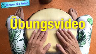 Rhythmus: femininer Sha Ambah 💖 Übungsvideo für Djembe