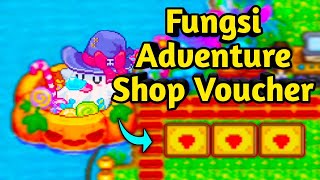 Fungsi Adventure Shop Voucher - Harvest Town