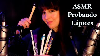 ⭐ASMR [Sub] Testing Pencils! (Soft Spoken, Typing, Asking Questions, Relaxing Sounds)