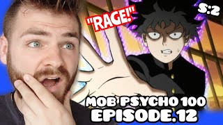 RAGE EXPLOSION!!! | MOB PSYCHO 100 - EPISODE 12 | SEASON 2 | New Anime Fan! | REACTION