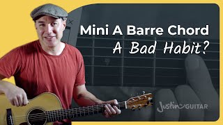 How to Play the A 'Mini Barre' Chord