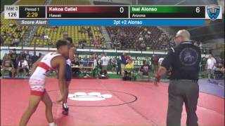 86 CADET 126 Kekoa Catiel Hawaii vs Isai Alonso Arizona 8419668104