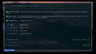 GitHub Copilot CLI + Work IQ MCP — Full Demo Breakdown