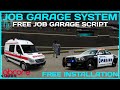 How To Add a Job Garage Script | Free Job Based Veh Garage| FiveM Tutorial 2023 | MJ DEVELOPMENT