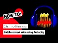 How to: Convert HPD-20 .wav files (24bit to 16bit). Fast/Free. Multiple or single file conversion.