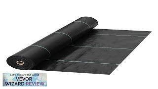 VEVOR Weed Barrier 5.8oz Landscape Fabric 4ft x 300ft Cover Mat Heavy Review