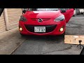 ちょこっと動画 大晦日にフォグバルブ交換してました。 demio skyactiv1.3