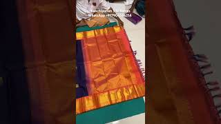 😍Handloom Pure Kanchipuram Silk Sarees With Silk Mark - Whatsapp 7904566214 #geethusarees