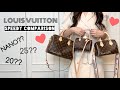 Louis Vuitton Speedy Nano VS 20 VS 25, Thorough Comparison Review