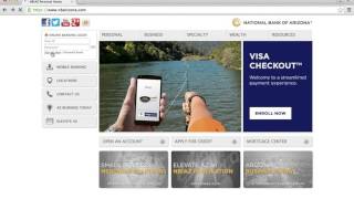 National Bank of Arizona Online Banking Login Instructions