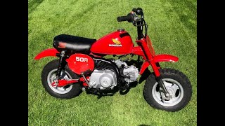 1981 Honda Z50R Restoration Video