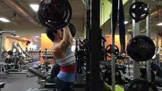 Texas Method Progress Week 1-10 (Squat & OHP)