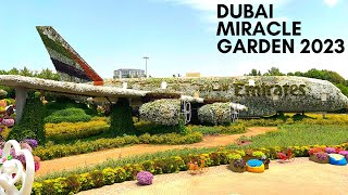 Dubai Miracle Garden UAE World's Largest Natural Flower Garden 2023 (4K)
