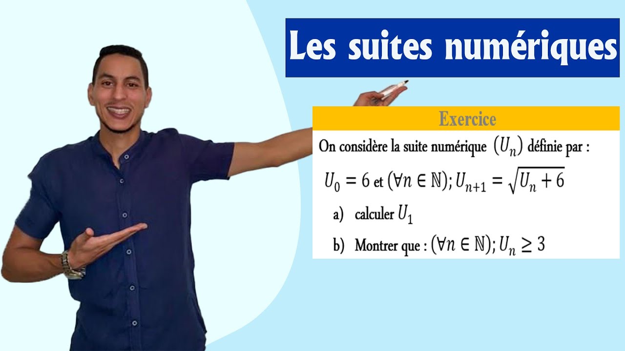 Les Suites Numériques Exercices Corrigés 1 Bac : Suite Majorée Minorée ...