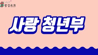 2020.04.12 거룩한빛광성교회 사랑청년부 주일예배