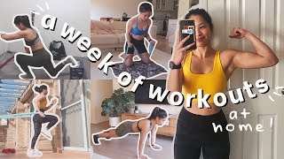 WEEK OF HOME WORKOUTS | my physical and mental health in lockdown