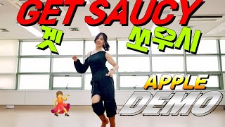 GET SAUCY IMPROVER LINE DANCE 겟 쏘시 초중급라인댄스 // 북아현동주민센터 라인댄스(월,수,금)중급, 초중급, 왕초급반 // 라인댄스전문강사 김경옥