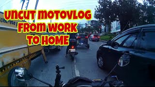 Uncut motovlog from work to home!@Anakpawismotovlog