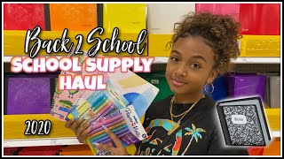 Back to School Supplies Shopping Haul 2020 (Senior Year) | LexiVee03